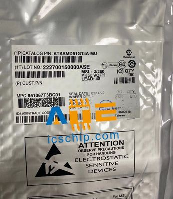 Microchip CM4 QFN48 256KFlash Tray USB IC Интегральные схемы ATSAMD51